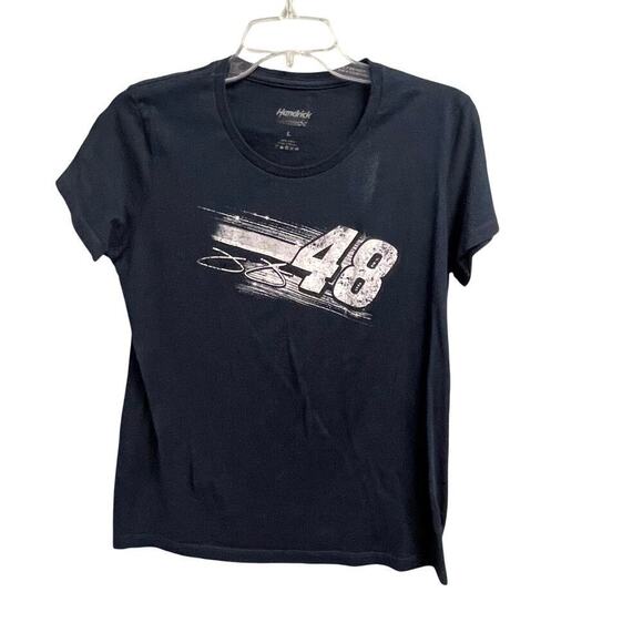 Hendrick Motorsports Jimmie Johnson Womens Size Large Graphic Tee Nascar 48 - Picture 1 of 4